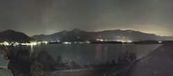 Archiv Foto Webcam Faaker See, Blickrichtung Süden 23:00