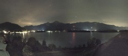 Archiv Foto Webcam Faaker See, Blickrichtung Süden 01:00