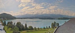 Archiv Foto Webcam Faaker See, Blickrichtung Süden 08:00