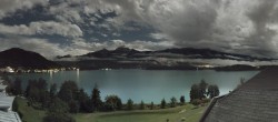 Archived image Webcam Faaker See lake, view direction south 01:00