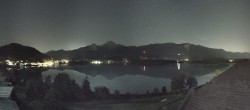 Archived image Webcam Faaker See lake, view direction south 01:00