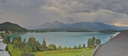 Archived image Webcam Faaker See lake, view direction south 08:00