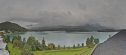 Archived image Webcam Faaker See lake, view direction south 11:00