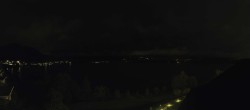 Archived image Webcam Faaker See lake, view direction south 19:00