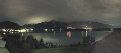 Archiv Foto Webcam Faaker See, Blickrichtung Süden 23:00