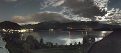 Archiv Foto Webcam Faaker See, Blickrichtung Süden 23:00