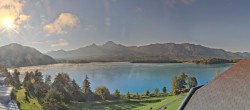 Archiv Foto Webcam Faaker See, Blickrichtung Süden 08:00