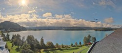 Archiv Foto Webcam Faaker See, Blickrichtung Süden 09:00