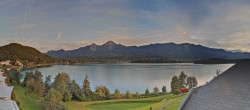 Archiv Foto Webcam Faaker See, Blickrichtung Süden 17:00