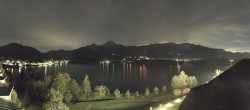 Archiv Foto Webcam Faaker See, Blickrichtung Süden 19:00