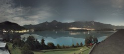 Archiv Foto Webcam Faaker See, Blickrichtung Süden 23:00