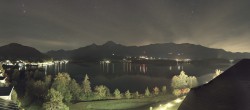Archiv Foto Webcam Faaker See, Blickrichtung Süden 19:00