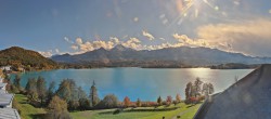 Archiv Foto Webcam Faaker See, Blickrichtung Süden 13:00