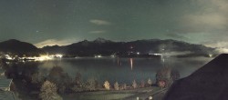 Archived image Webcam Faaker See lake, view direction south 01:00