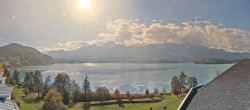 Archived image Webcam Faaker See lake, view direction south 09:00