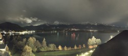 Archived image Webcam Faaker See lake, view direction south 19:00