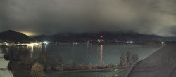 Archiv Foto Webcam Faaker See, Blickrichtung Süden 01:00