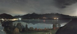 Archiv Foto Webcam Faaker See, Blickrichtung Süden 23:00