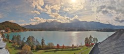 Archived image Webcam Faaker See lake, view direction south 11:00