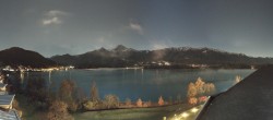 Archiv Foto Webcam Faaker See, Blickrichtung Süden 19:00