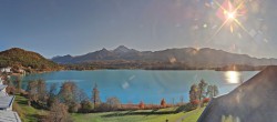 Archiv Foto Webcam Faaker See, Blickrichtung Süden 13:00