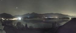 Archiv Foto Webcam Faaker See, Blickrichtung Süden 23:00