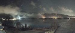 Archiv Foto Webcam Faaker See, Blickrichtung Süden 23:00