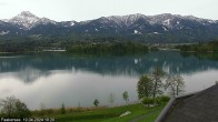 Archived image Webcam Faaker See lake, near Villach 09:00
