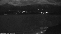 Archived image Webcam Faaker See lake, near Villach 21:00