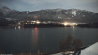 Archived image Webcam Faaker See lake, near Villach 23:00