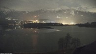 Archived image Webcam Faaker See lake, near Villach 23:00