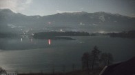 Archived image Webcam Faaker See lake, near Villach 03:00