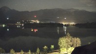 Archived image Webcam Faaker See lake, near Villach 23:00