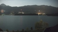 Archived image Webcam Faaker See lake, near Villach 23:00