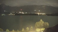Archived image Webcam Faaker See lake, near Villach 21:00