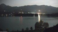 Archived image Webcam Faaker See lake, near Villach 23:00