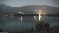 Archiv Foto Webcam Faaker See 23:00