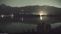 Archived image Webcam Faaker See lake, near Villach 01:00