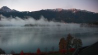 Archived image Webcam Faaker See lake, near Villach 05:00