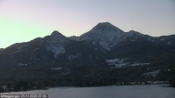 Archiv Foto Webcam Faaker See, Blickrichtung Mittagskogel 06:00