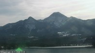 Archiv Foto Webcam Faaker See, Blickrichtung Mittagskogel 11:00