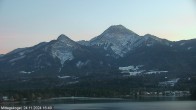 Archiv Foto Webcam Faaker See, Blickrichtung Mittagskogel 17:00