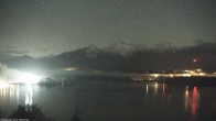 Archived image Webcam Mittagskogel mountain, Faaker See lake 23:00