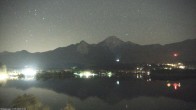 Archived image Webcam Mittagskogel mountain, Faaker See lake 23:00