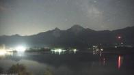 Archiv Foto Webcam Faaker See, Blickrichtung Mittagskogel 03:00