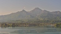 Archiv Foto Webcam Faaker See, Blickrichtung Mittagskogel 07:00