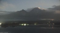 Archiv Foto Webcam Faaker See, Blickrichtung Mittagskogel 03:00