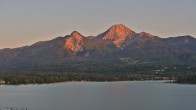 Archived image Webcam Mittagskogel mountain, Faaker See lake 19:00