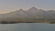 Archived image Webcam Mittagskogel mountain, Faaker See lake 06:00