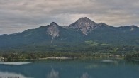 Archiv Foto Webcam Faaker See, Blickrichtung Mittagskogel 05:00